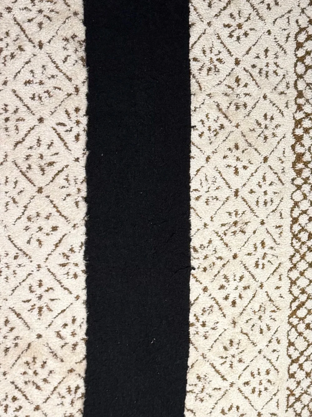 Black scarf - simple piece